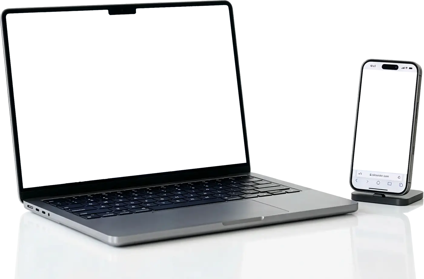 Portfolio preview on laptop and mobile