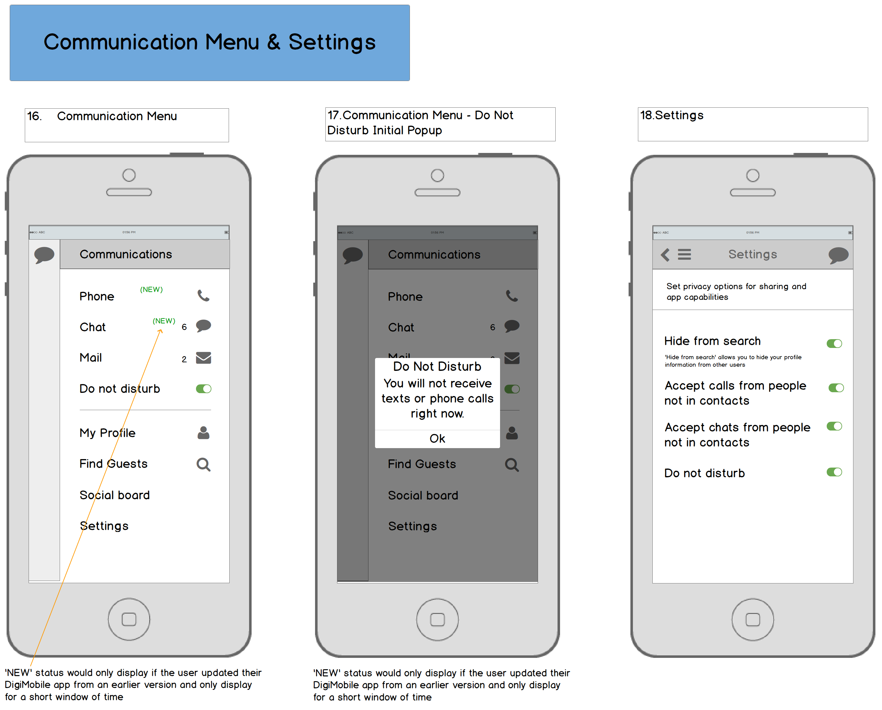 Mobile Wireframes Page 2