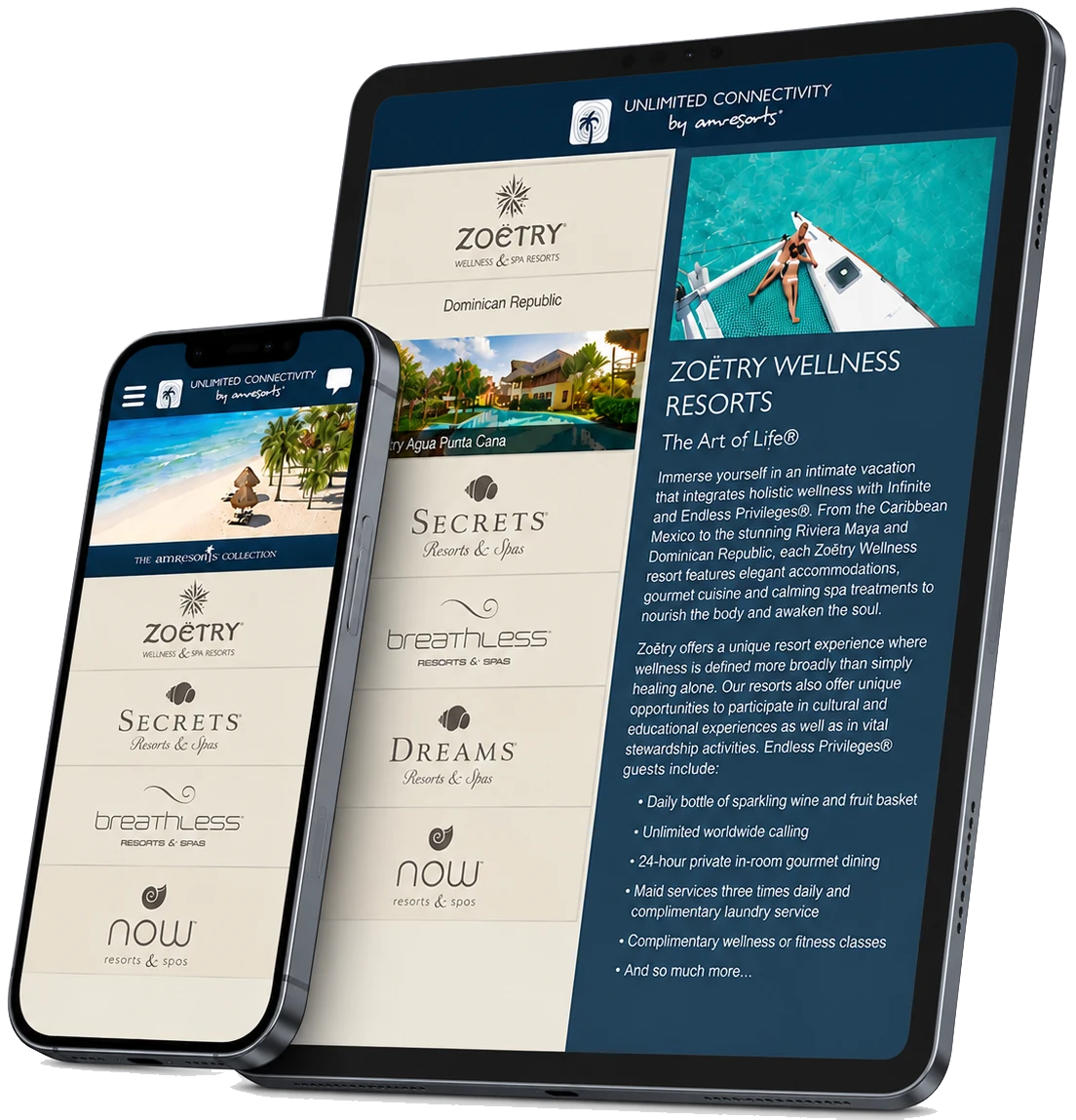 AMR Resorts digital guest experience